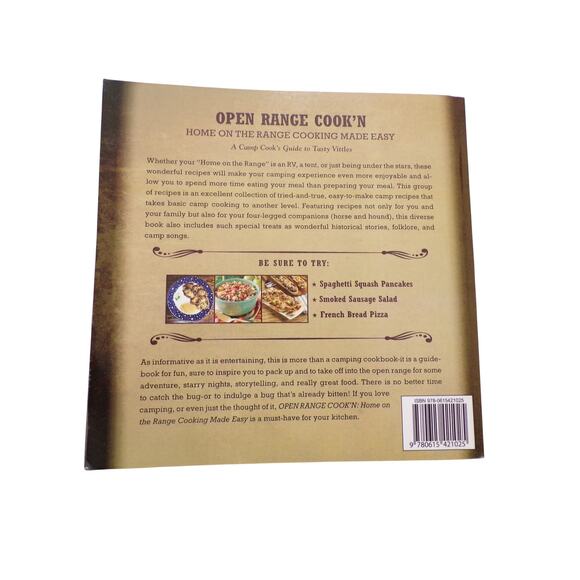Open Range Cook'N Book A Camp Cook's Guide to Tasty Vittles by Patty Ruwoldt - Picture 2 of 4